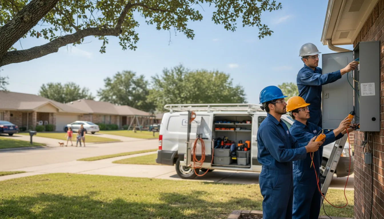 Certified electrician providing emergency electrical services in Wausa, NE